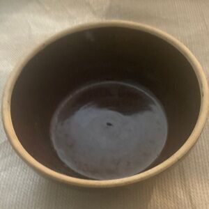 Elegant Brown Marcrest Ceramic Bowl